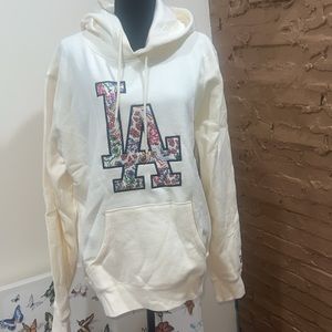Men hoodie size Large detail on front LA and back design brand new